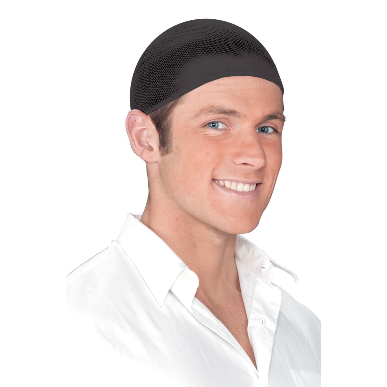 The Costume Center Black Unisex Adult Wig Cap for Halloween Costume Accessory - One Size